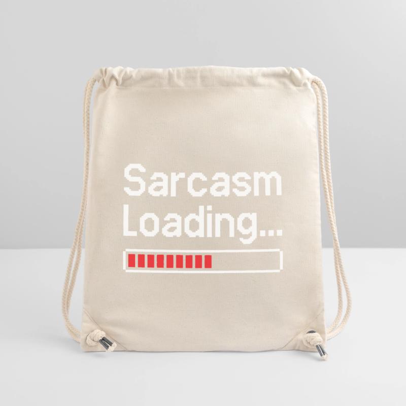Sarcasm Loading Status Stanley/Stella Recycled Gym Bag
