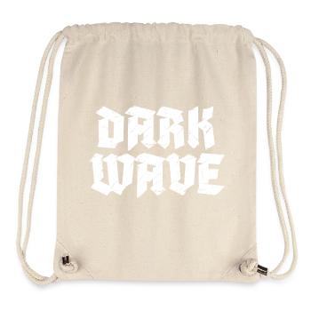Dark Wave typography logo design - Stanley/Stella Recycled Gym Bag - natural - Front