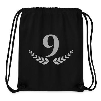 9 - Stanley/Stella recycelter Gym Bag - Schwarz - Vorne