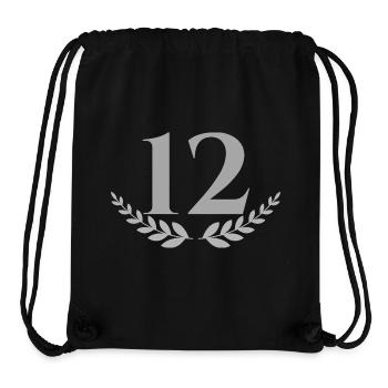 12 - Stanley/Stella recycelter Gym Bag - Schwarz - Vorne