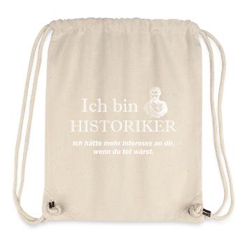 Ich bin Historiker - Stanley/Stella recycelter Gym Bag - Naturweiß - Vorne