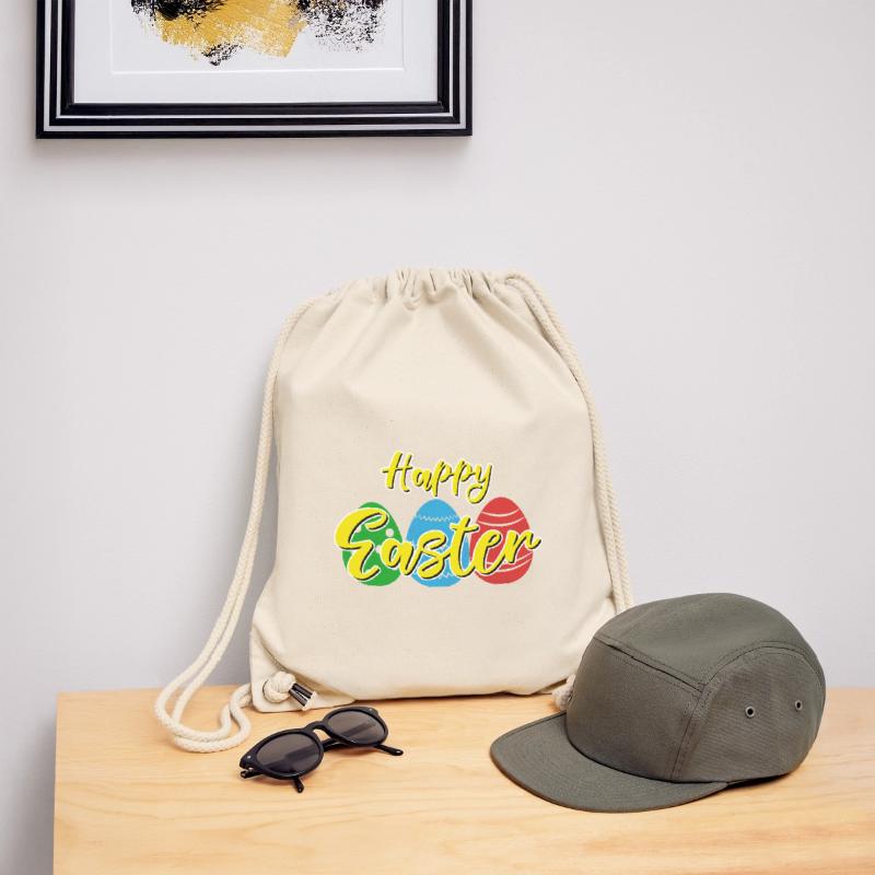 Happy Easter - Easter bunny Easter eggs celebration gift Stanley/Stella Recycled Gym Bag