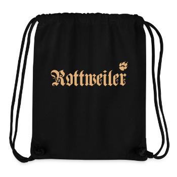 rottweiler logo mit pfote - Stanley/Stella recycelter Gym Bag - Schwarz - Vorne