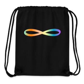 Unendlichkeit- Zeichen - Stanley/Stella recycelter Gym Bag - Schwarz - Vorne