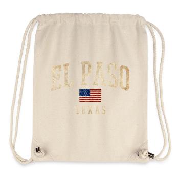 El Paso Texas Vintage Americana - Stanley/Stella recycelter Gym Bag - Naturweiß - Vorne