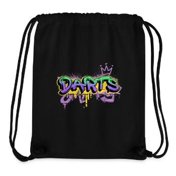 Darts Dart Graffiti Spray Sprayer Dart Player - Stanley/Stella Recycled Gym Bag - black - Front
