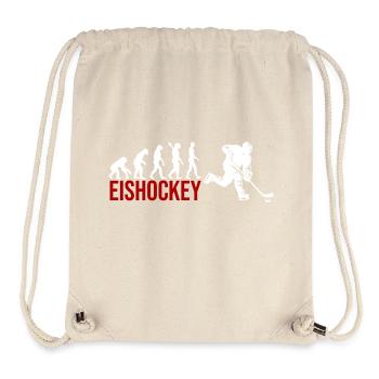 Evolution Eishockey - Stanley/Stella recycelter Gym Bag - Naturweiß - Vorne