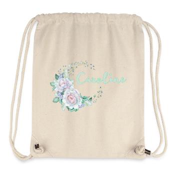 Für Caroline - Stanley/Stella recycelter Gym Bag - Naturweiß - Vorne