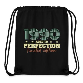 1990 - Stanley/Stella Recycled Gym Bag - black - Front