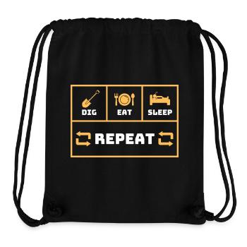 Treasure Hunt Sondles T-Shirt - Sac à cordon recyclé Stanley/Stella - noir - Devant