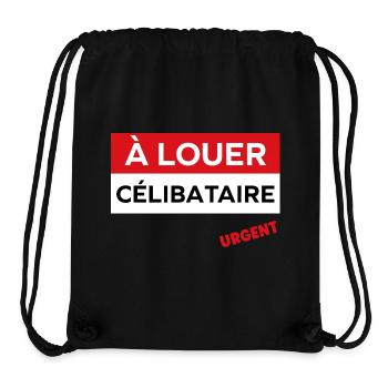 bachelor - Stanley/Stella Recycled Gym Bag - black - Front