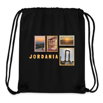 Jordanien Collage - Stanley/Stella recycelter Gym Bag - Schwarz - Vorne