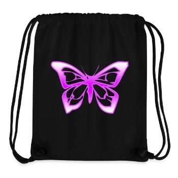 Schmetterling - Stanley/Stella recycelter Gym Bag - Schwarz - Vorne