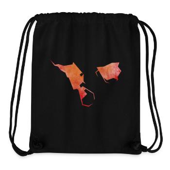 helgoland - Stanley/Stella recycelter Gym Bag - Schwarz - Vorne