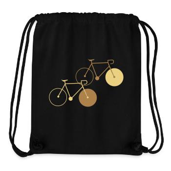 bike singlespeed fixie bicycle - Stanley/Stella Recycled Gym Bag - black - Front