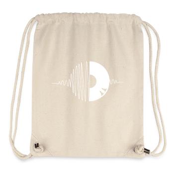 Vinyl Beat - Stanley/Stella recycelter Gym Bag - Naturweiß - Vorne