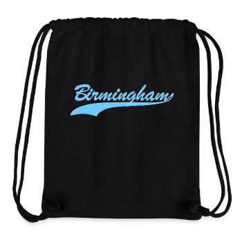 Birmingham - Stanley/Stella Recycled Gym Bag - black - Front