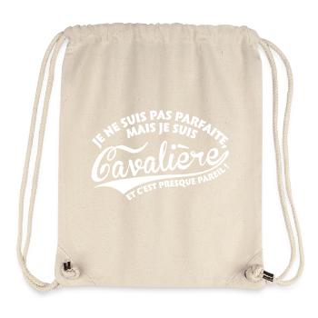 Parfaite Cavalière - Sac à cordon recyclé Stanley/Stella - blanc naturel - Devant