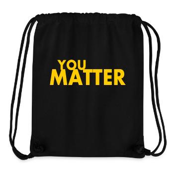 You matter - Stanley/Stella Recycled Gym Bag - black - Front