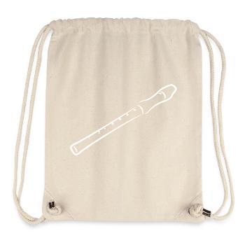 Flute Sketch - Stanley/Stella Recycled Gym Bag - natural - Front
