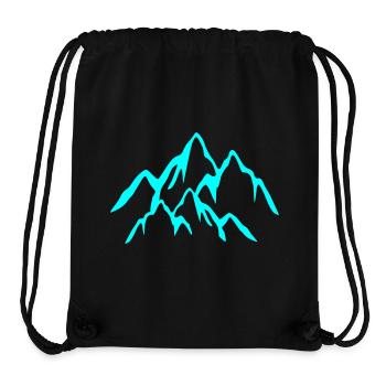 HIKING MOUNTAINS - OUTDOOR SPORT CLIMBING - Stanley/Stella Recycled Gym Bag - black - Front