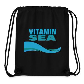 VITAMIN SEA - Stanley/Stella Recycled Gym Bag - black - Front