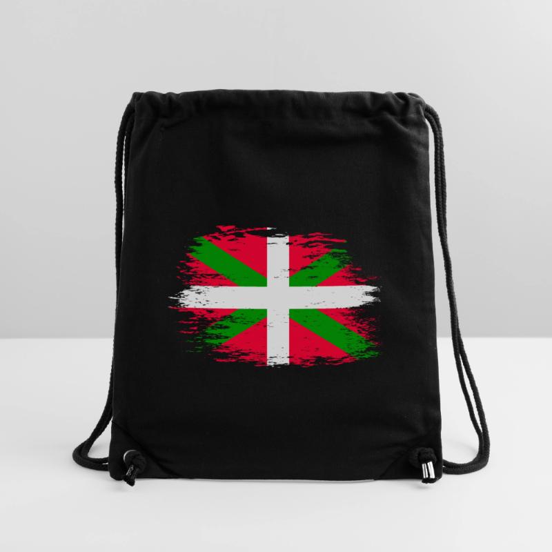 Drapeau basque utilisé Sac à cordon recyclé Stanley/Stella