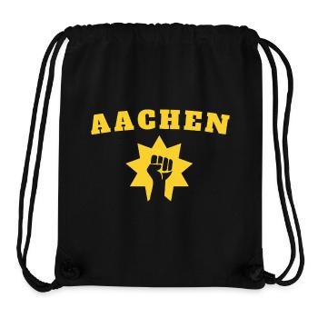 Aachen - Stanley/Stella recycelter Gym Bag - Schwarz - Vorne