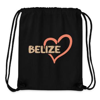 Belize als Belize - Stanley/Stella recycelter Gym Bag - Schwarz - Vorne