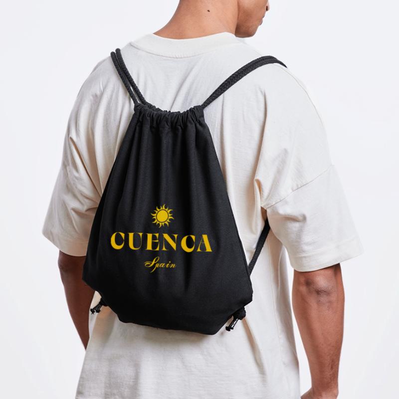 Cuenca Spanien Sonnenwappen Stanley/Stella recycelter Gym Bag