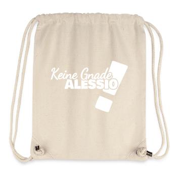 Spruch Alessio - Stanley/Stella recycelter Gym Bag - Naturweiß - Vorne