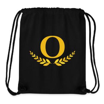 O - Stanley/Stella recycelter Gym Bag - Schwarz - Vorne