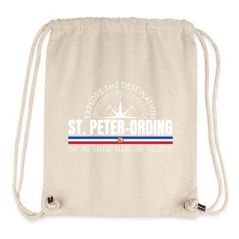 St. Peter-Ording  - Stanley/Stella recycelter Gym Bag - Naturweiß - Vorne