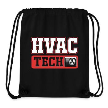 Heating Air Conditioning Technician Technician Refrigeration Technician - Stanley/Stella Recycled Gym Bag - black - Front