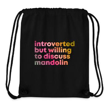 Mandoline - Stanley/Stella recycelter Gym Bag - Schwarz - Vorne