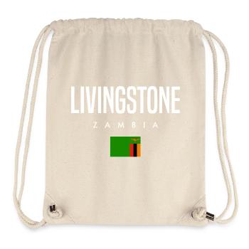 Livingstone Zambia - Stanley/Stella Recycled Gym Bag - natural - Front