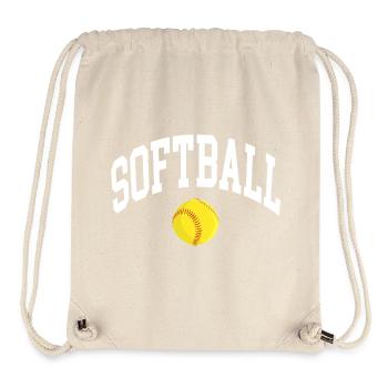 Softball - Stanley/Stella Recycled Gym Bag - natural - Front