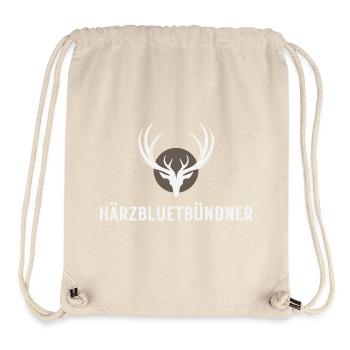Härzbluetbündner - Sac à cordon recyclé Stanley/Stella - blanc naturel - Devant