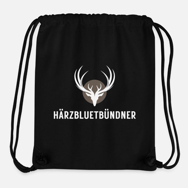 Härzbluetbündner - Stanley/Stella Recycled Gym Bag - black