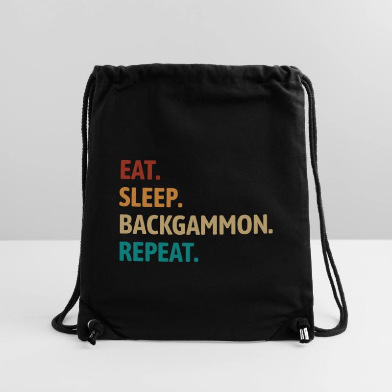 Eat Sleep Backgammon Repeat | Board Game Stanley/Stella Recycled Gym Bag