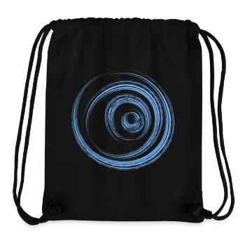 kreise dekoration - Stanley/Stella recycelter Gym Bag - Schwarz - Vorne