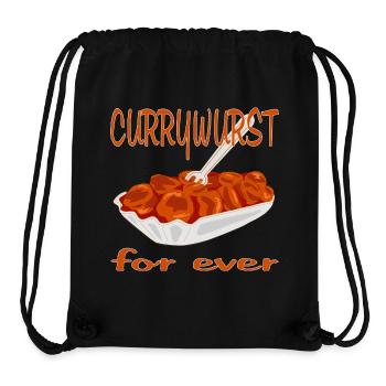 Currywurst ist Lecker - Stanley/Stella recycelter Gym Bag - Schwarz - Vorne
