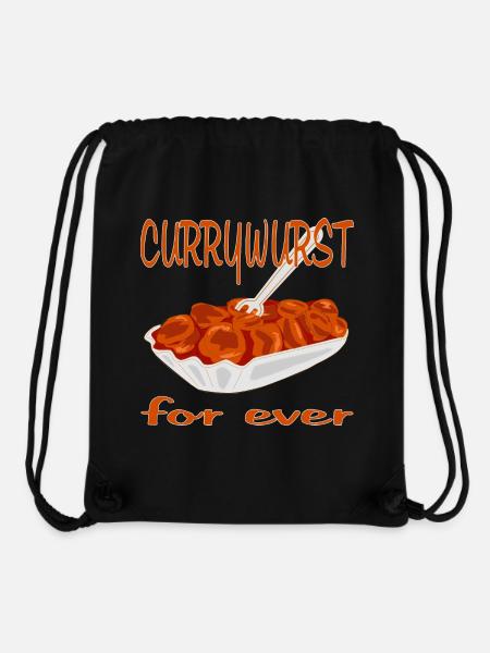 Currywurst ist Lecker - Stanley/Stella recycelter Gym Bag - Schwarz