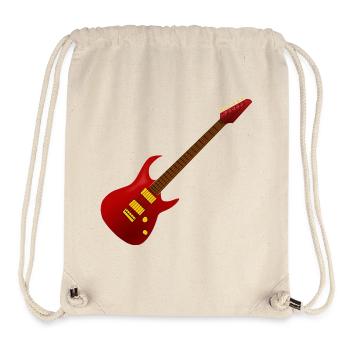 Musicien guitare - Sac à cordon recyclé Stanley/Stella - blanc naturel - Devant