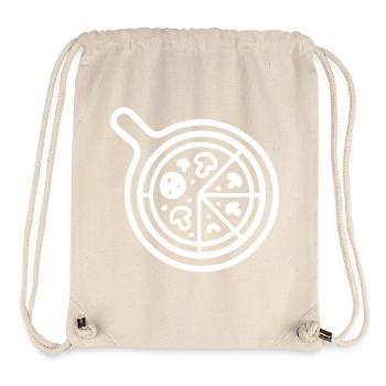 Pizza Pizzeria Icon - Stanley/Stella Recycled Gym Bag - natural - Front