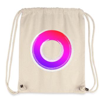 Gradient Ring Glanz - Stanley/Stella recycelter Gym Bag - Naturweiß - Vorne