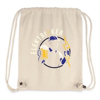 Elektrinker Electrician Funny Pun Gift - Stanley/Stella Recycled Gym Bag - natural - Front