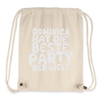 Dominica as a holiday destination - Stanley/Stella Recycled Gym Bag - natural - Front