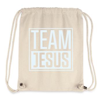 Team Jesus - Stanley/Stella Recycled Gym Bag - natural - Front