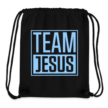 Team Jesus - Stanley/Stella Recycled Gym Bag - black - Front